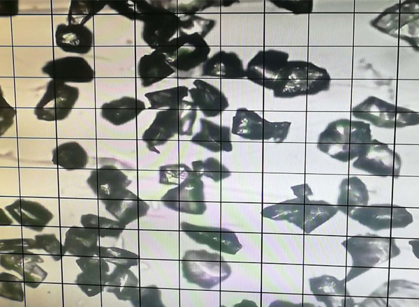 绿碳化硅微粉 1000#颗粒形状