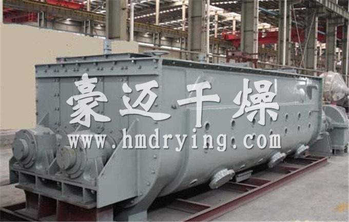 市政污泥空心桨叶干燥机选常州豪迈干燥