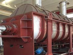 含水粘性菌渣空心桨叶干燥机KJG-140